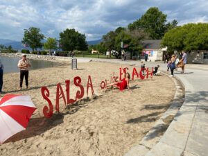 Salsa Dancing on the Beach NSG